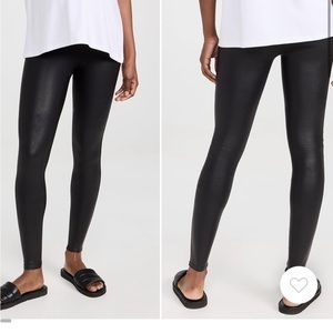 Spanx Mama Faux Leather Leggings